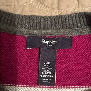 GAP Kids Sweater - Gray and Pink